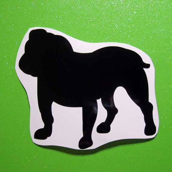 English Bulldog vinyl sticker decal