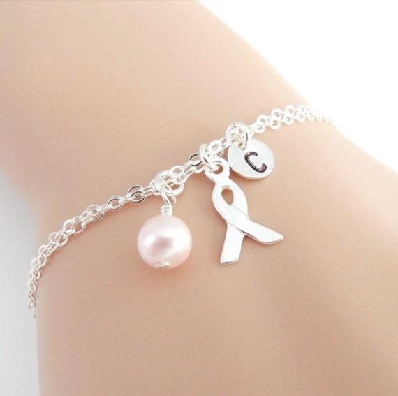 Breast Cancer Bracelet Sterling Silver Breast Cancer Jewelry