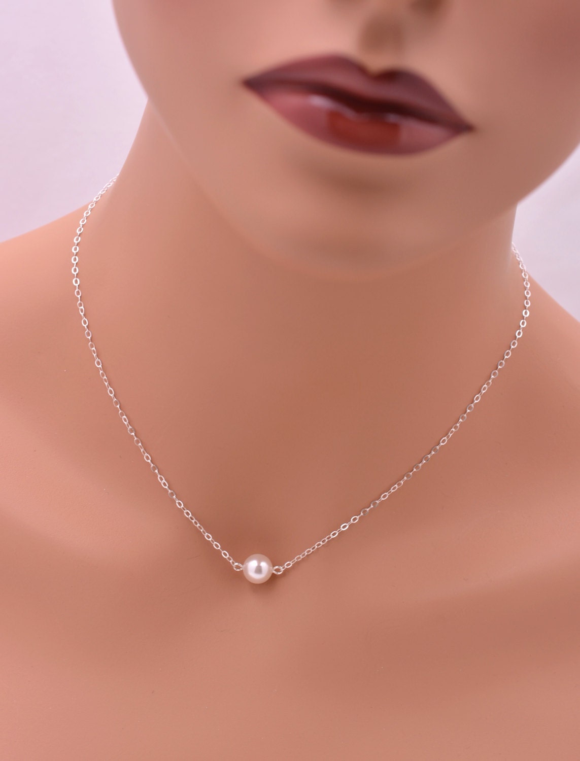 Floating Pearl Necklace