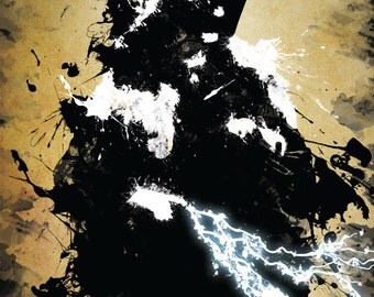 Star Wars Dath Sidious / Emperor Palpatine Grunge Print