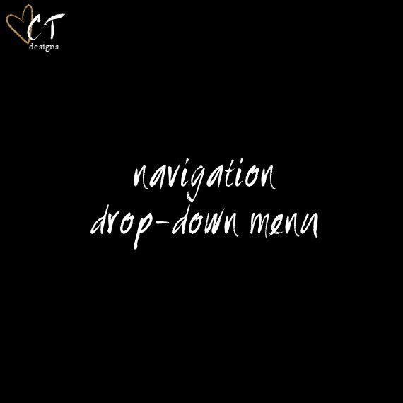 Navigation Drop Down Menu Il_570xn