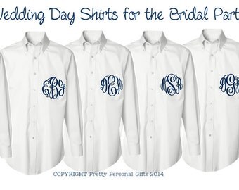 bridal party button up shirts
