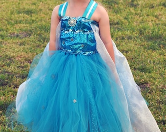 Items similar to Elsa Embroidered Tutu outfit! on Etsy