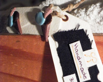 Orecchini da lobo in fimo / Earrings in polymer clay