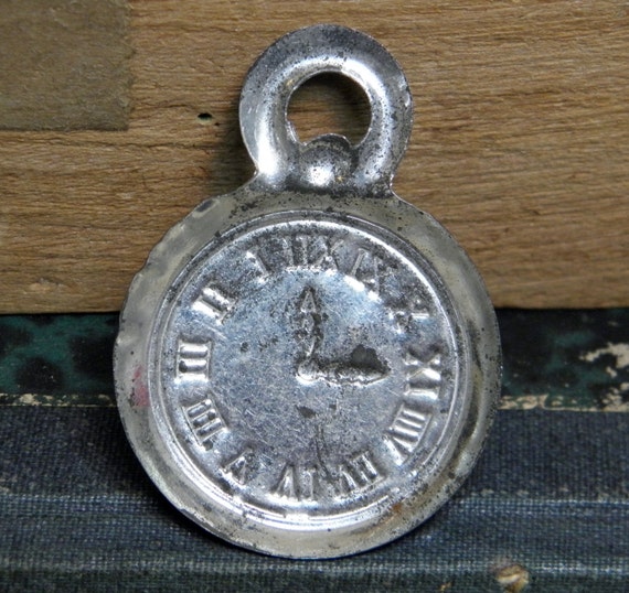 Antique Tin Toy Pocket Watch