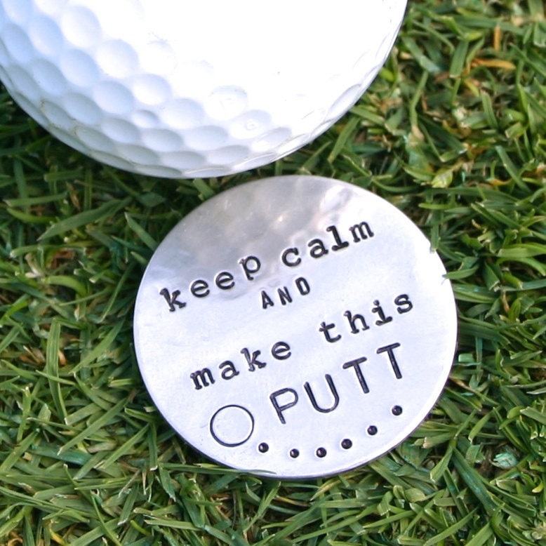 Personalized Golf Ball Marker Custom Stamped For The Golfer