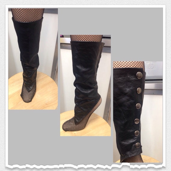 Items similar to Leather Leg warmer on Etsy