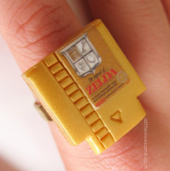 Zelda RING, Nintendo Ring, Zelda Jewelry, Nintendo Jewelry Zelda RING, Nintendo Ring, Zelda Jewelry, Nintendo Jewelry