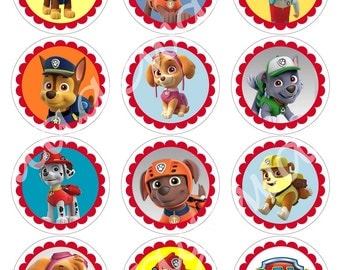 PAW PATROL Craft Circles - Dog and Puppy Instant Download Printable ...