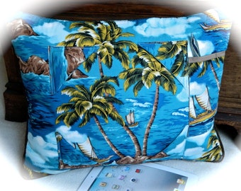 Hawaiian iPad Tablet Pillow Stand Tropical Paradise