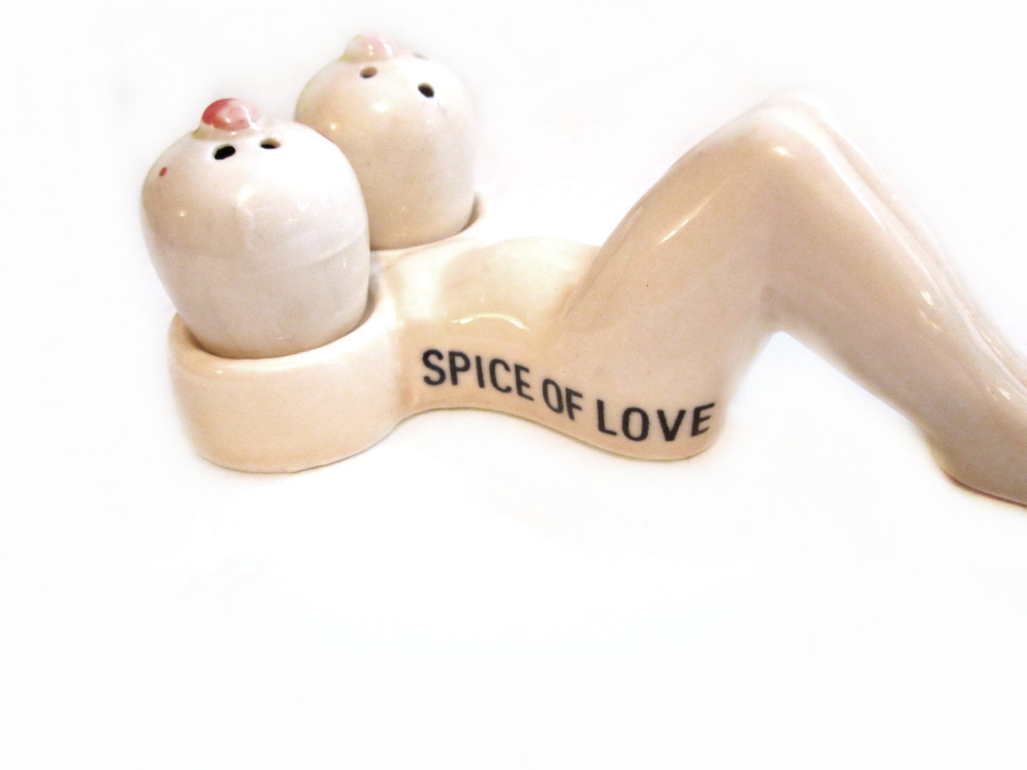 Salt And Pepper Shakers By Japan Porcelain Nude