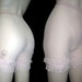 Panty Girdle Vintage 60s Pink Ruffled Shapewear with Garters S Little Bo Peep