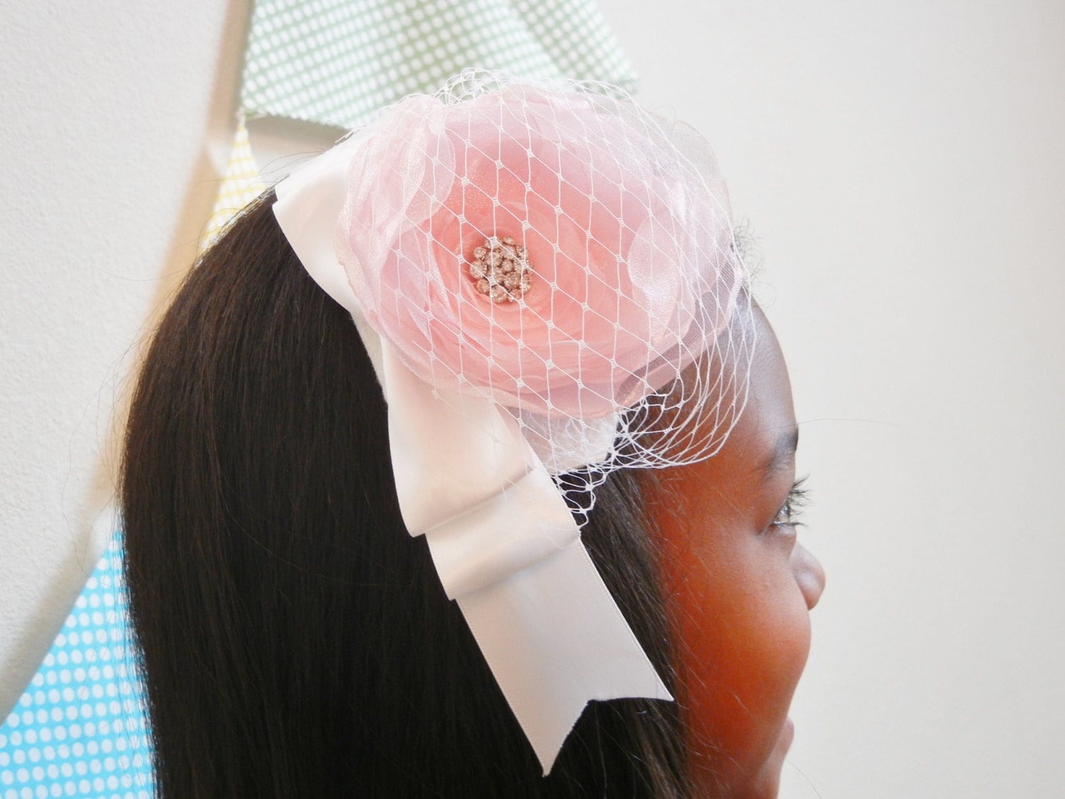 Flower girl hair accessory Special occasion hair by RebeccaHempe