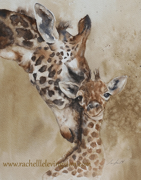 boy nursery art PRINT boy giraffe art PRINT giraffe Africa