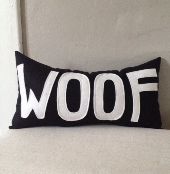 woof dog pillow