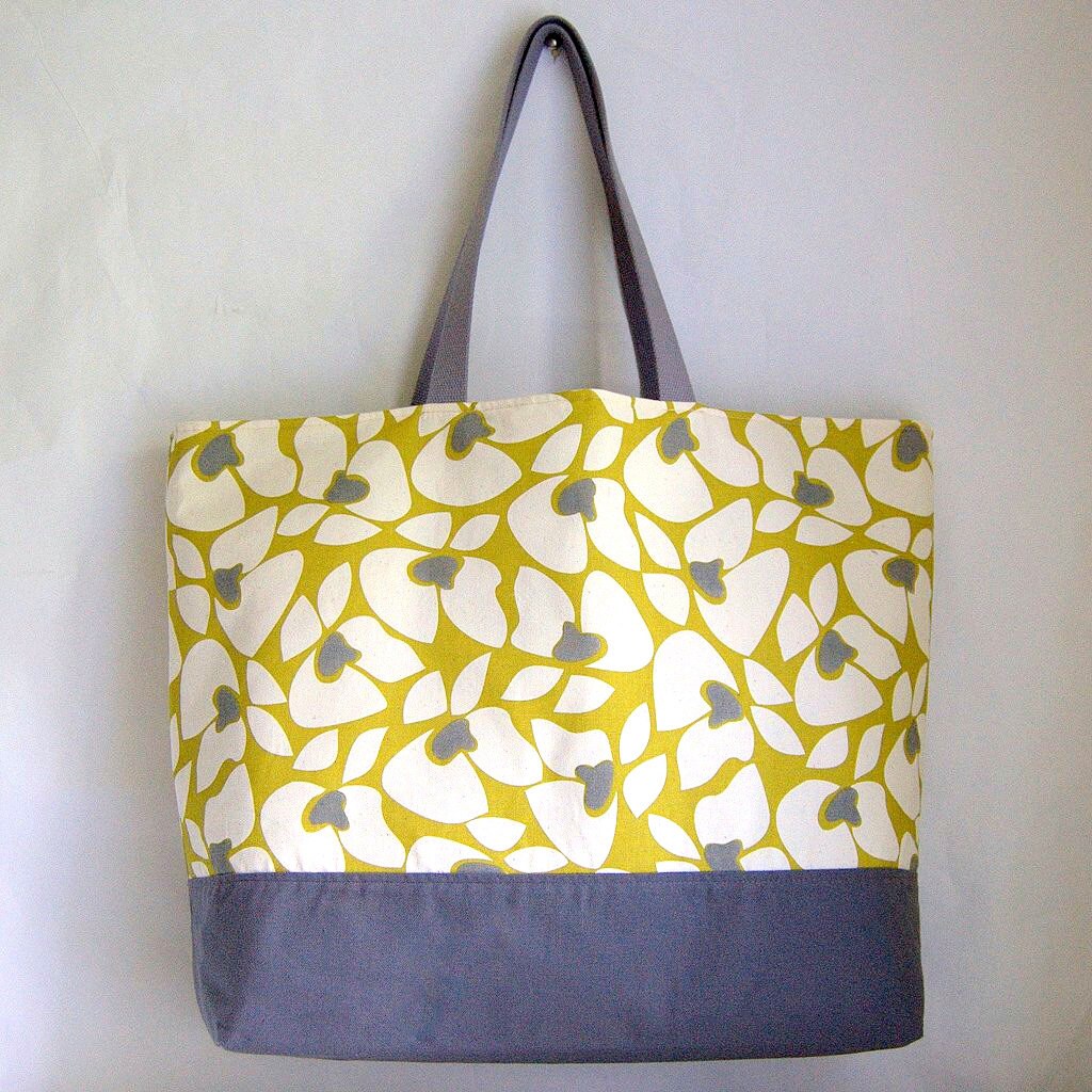 Helen Citron Extra Large BIG Tote Bag / Beach Bag by tanneicasey