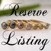Reserve Listing For Naomi - Golden Diamond Drop - READY TO SHIP - One Of A Kind Pendant