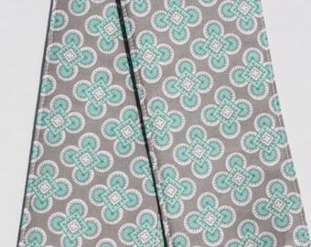 Camera Strap Cover with lens cap pocket and padding included - Grey Flower
