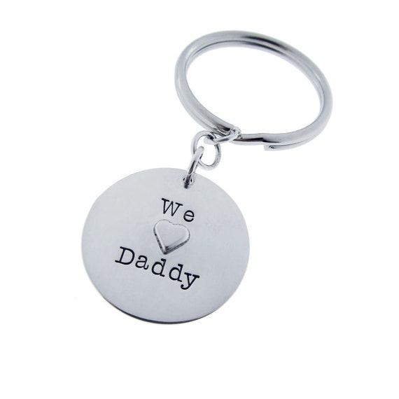 Personalized Sterling Silver Key Chain with by MetalPressions