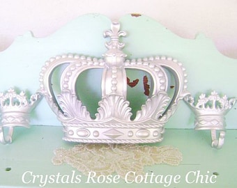 metallic silver fleur de lis bed crown canopy or wall crown metallic silver fleur de lis bed crown canopy or wall crown