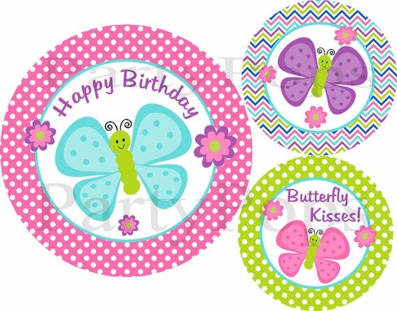 Items similar to Butterfly Party, Printable, Butterfly Decoration ...