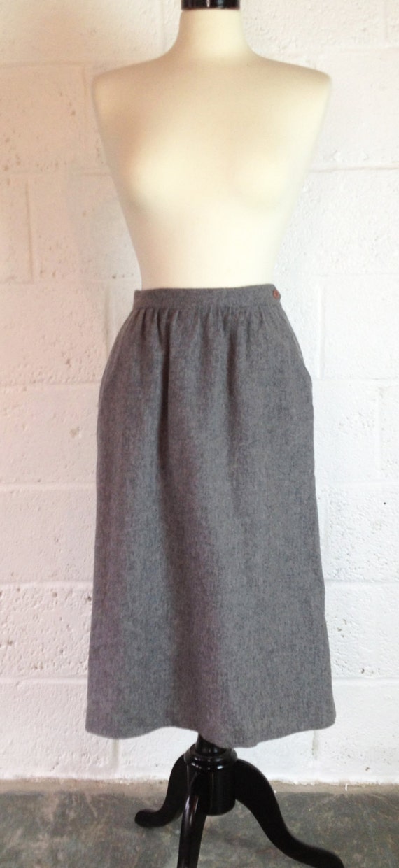 Gray Flannel Skirt 112