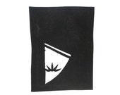 Japanese Stencil Bamboo Leaf Vintage Kimono Katagami in Showa Period (ST9)