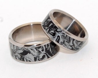 Wedding rings titanium rings M3 rings mens rings Titanium