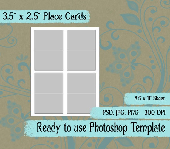 Scrapbook Digital Collage Template 3.5 x