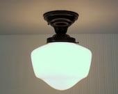 Machias.  CEILING LIGHT Fixture Replica Schoolhouse