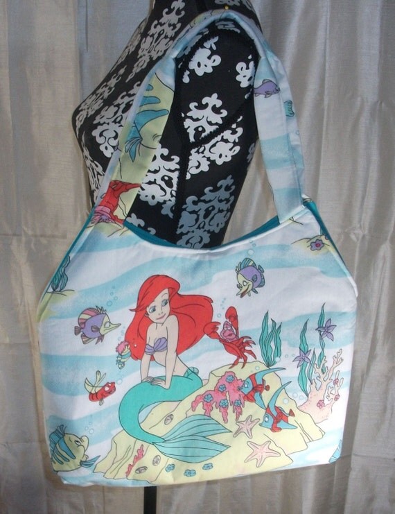 the little mermaid tote bag