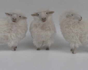 Colin's Creatures Handmade Sheep Figurines by Colinscreatures