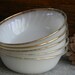 Vintage Weddings decor TableSetting Candleholders Milk Glass Wedding Decor custard cups Bowls