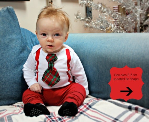 Baby Boy Christmas Outfit for Newborn Toddler or Infant