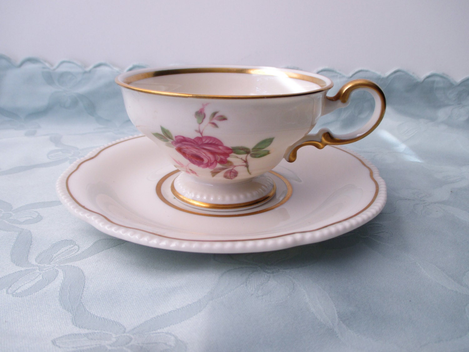 Vintage Castleton China CUP and SAUCER- Dolly Madison, Made in USA ...