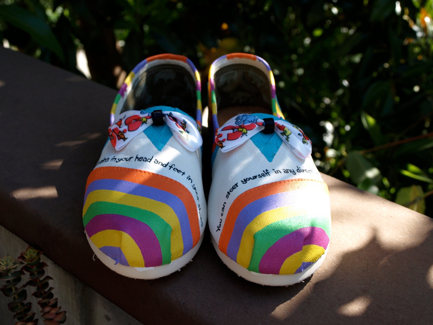 KOOAK Kustoms Dr. Seuss-Inspired Toms Flats by KammysOneOfAKind