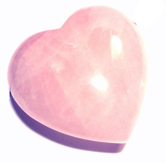 rose quartz heart gift