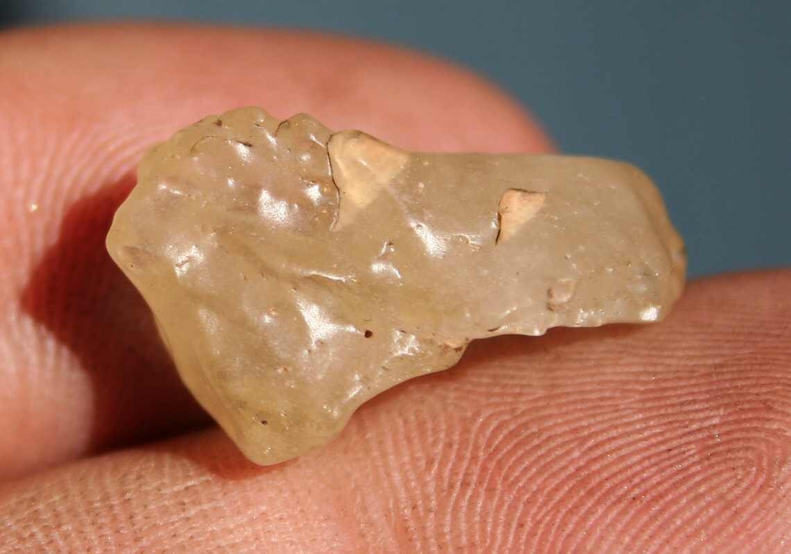 Libyan Gold Tektite Yellow Desert Glass from Egypt King Tut