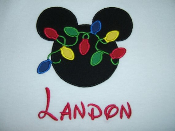 personalized mickey mouse christmas lights shirt by personalized mickey mouse christmas lights shirt by