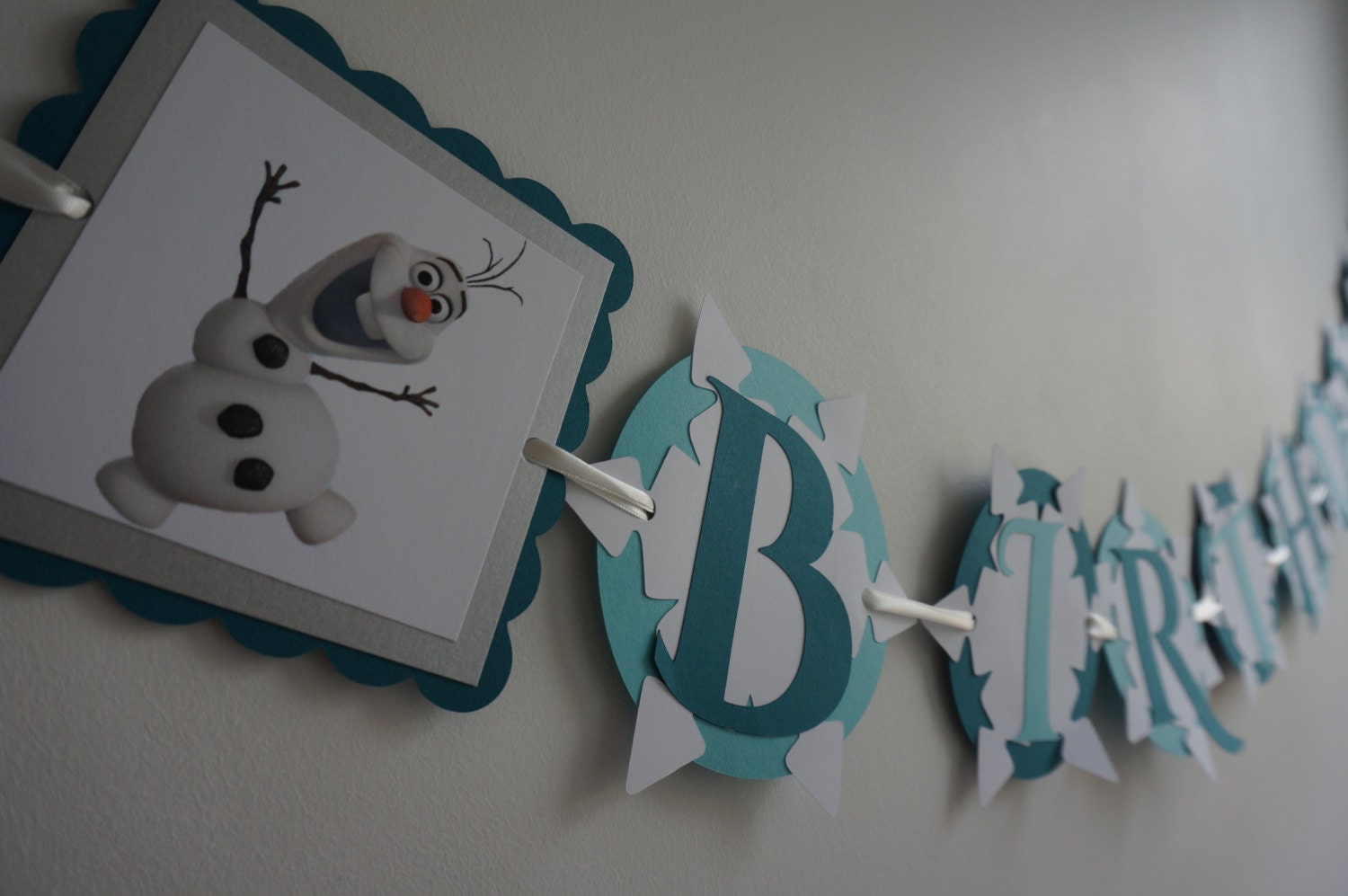 Frozen Olaf Birthday Banner Made To Order