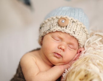 Newborn Baby Boy Hat, Baby Girl Hat, Newborn Knit Hat, Many Color Choices Available For Boys Girls, Newborn Photo Prop