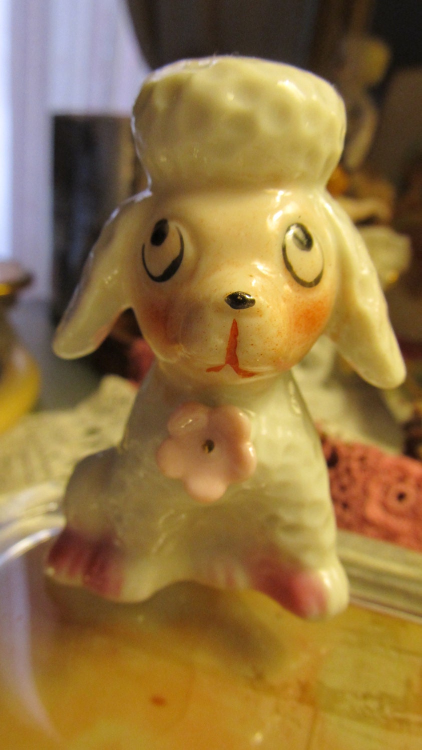 vintage lamb figurines