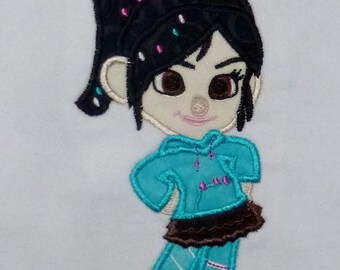 Candy girl embroidered patch