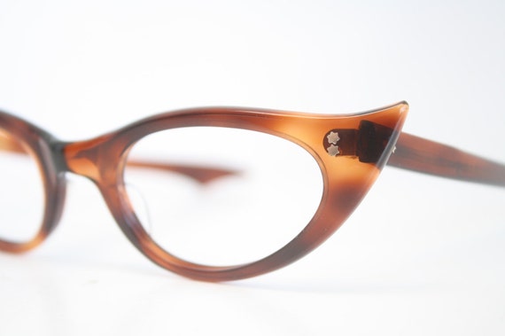 Unused Tortoise Cat Eye Glasses Cateye Frames Vintage Eyewear