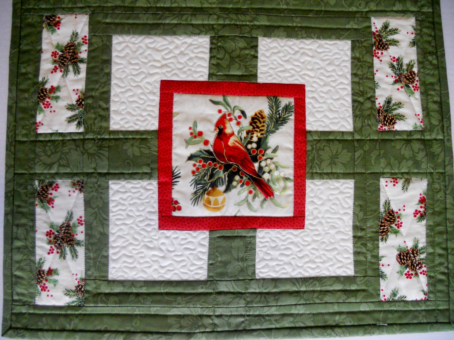 Christmas Placemats Quilted Placemats by