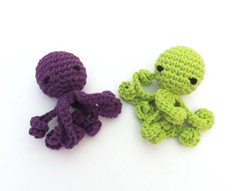 Jingle Bell Octopus with Long Squiggly Arms Cat Toy - Choose Your Colors