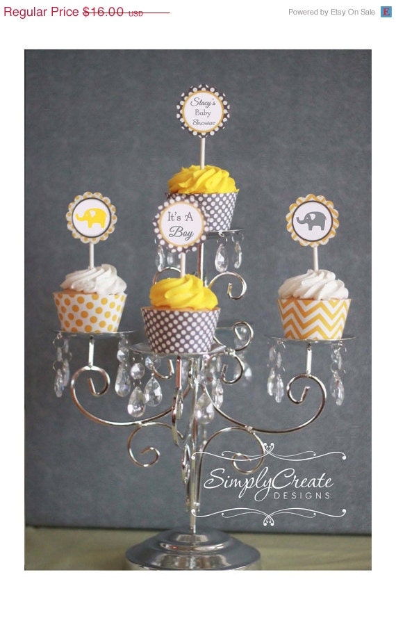 SALE Chevron Printable Party Chevron DIGITAL Baby Shower Printable Package Il_570xn