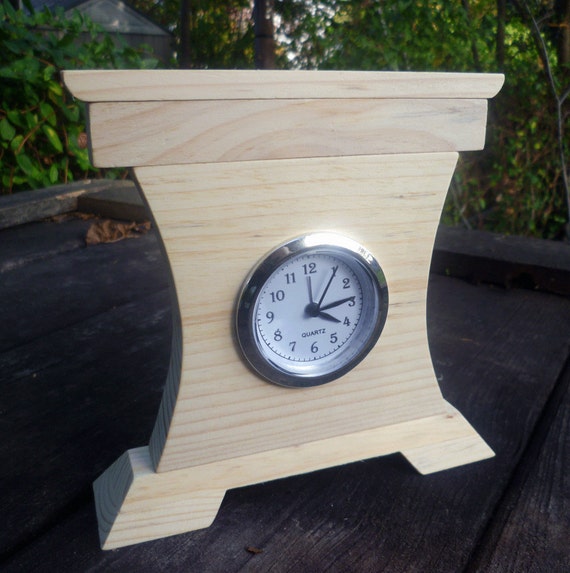 Unfinished Wooden Clock by UrbanHomesteaders on Etsy