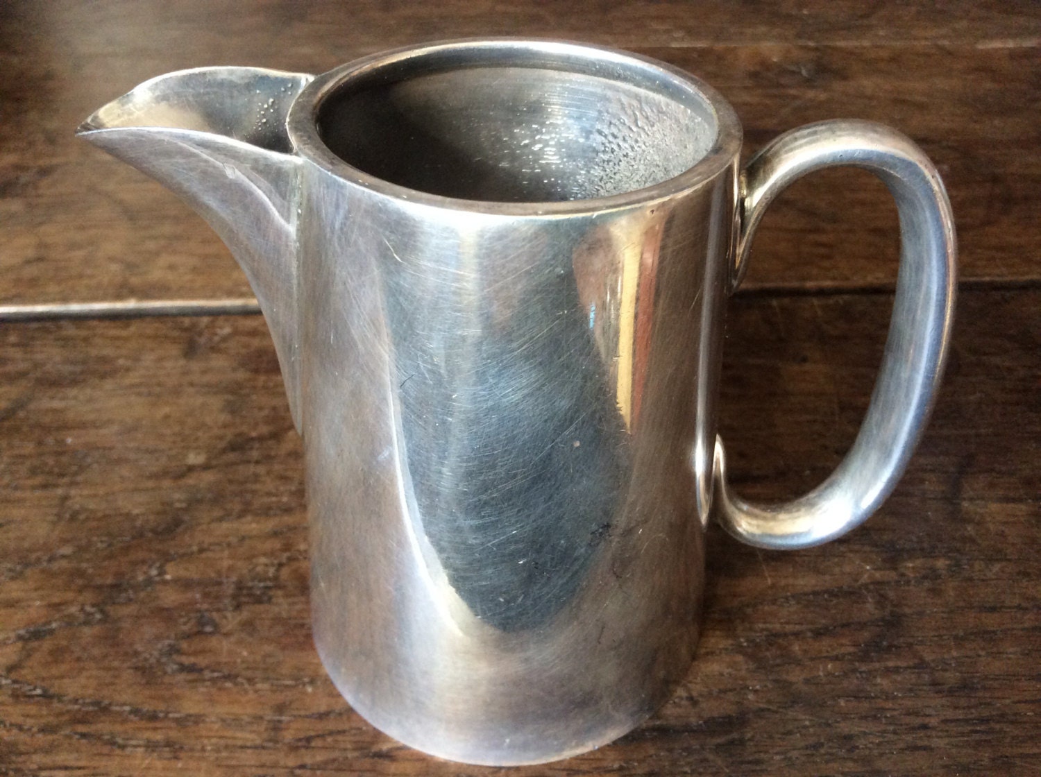 Vintage English hotel minimalist creamer milk cream jug circa 1950’s