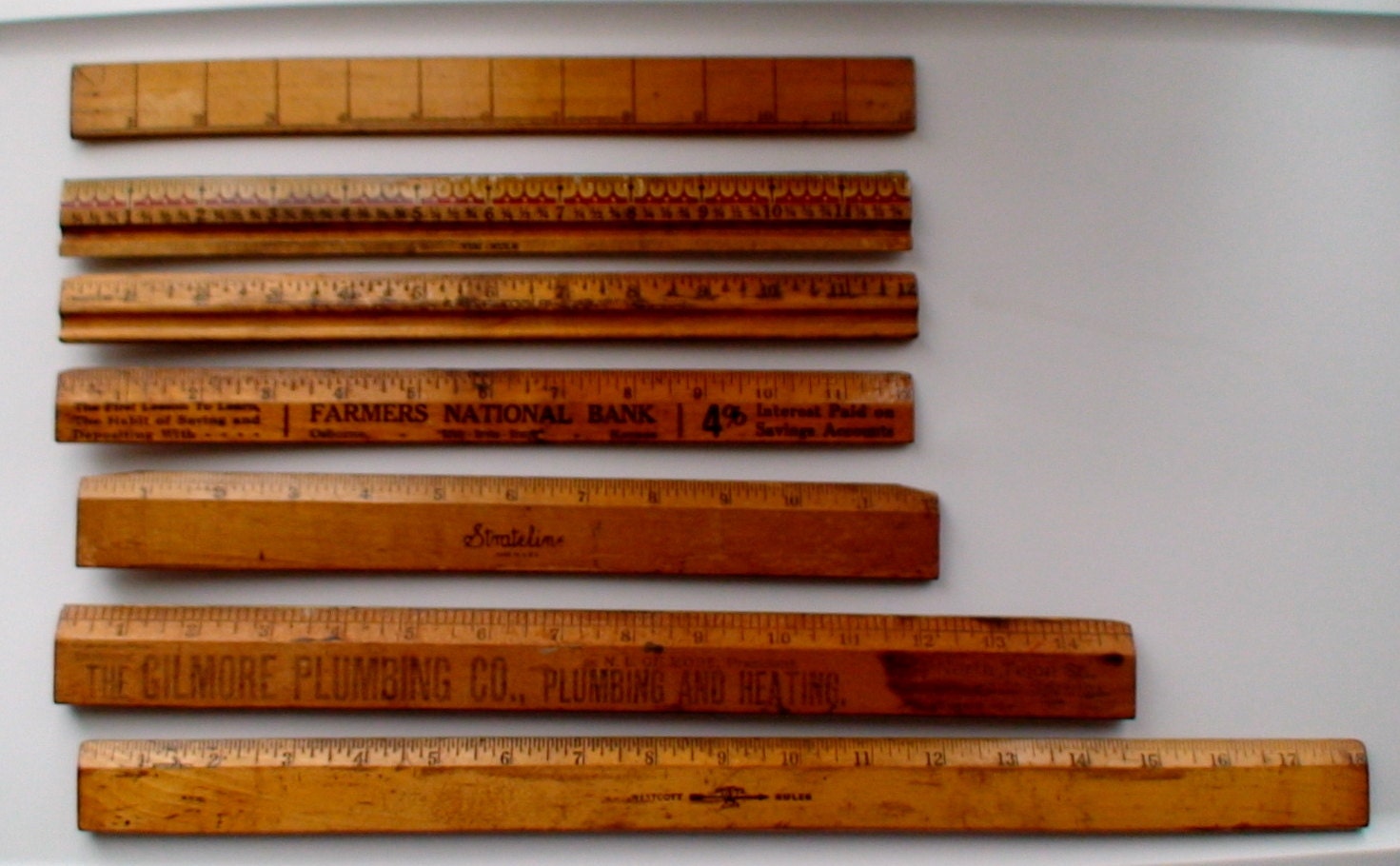 wooden rulers